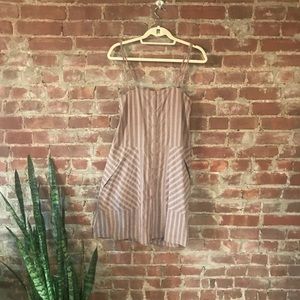 Lilith Striped Button Dress